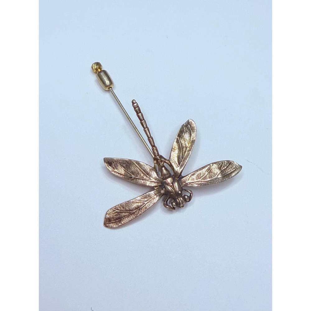 Vintage Gorham Sterling Silver Dragonfly Stick Pin or Lapel Pin